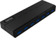 Hub USB Unitek Y-3184 hub 7x USB 3.0 z zasilaczem i BC 1.2 (4894160010520) - obraz 1