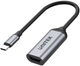 Adapter Unitek USB Typ C - HDMI 4K 0,15 m Szary (V1420A) - obraz 1