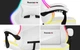 Компьютерное геймерское кресло HUZARO Force 4.4 WHITE RGB - изображение 3