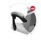 Ігрове крісло HUZARO FORCE 4.4 White Mesh Оббивка тканина Білий - зображення 7