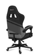 Игровое компьютерное кресло HUZARO FORCE 4.4 Grey Mesh Обивка ткань Серое - изображение 6