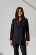 Черный женский брючный костюм с классическими брюками и пиджаком FashionYouWant L черный 43436156 - изображение 4