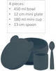 Набор для кормления MinikOiOi BLW Set I Deep Blue 4 предмета (101070060) - изображение 2