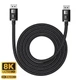 Кабель DisplayPort на DisplayPort 1.4 (DP на DP) Baseus (8K 60 Гц, 4K 144 Гц, 32,4 Гбит/с, 2m). Black - зображення 1
