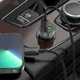 Автомобільний зарядний пристрій HOCO Z47A Transparent Discovery Edition dual port PD30W+QC3.0 car charger set(C to iP) Transparent Black (6931474782298) - изображение 5