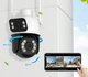 Уличная WiFi IP камера Besder A8Q 8Мп 2 независимых объектива бело-черная - изображение 4