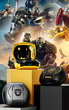 Геймерские беспроводные Bluetooth наушники вакуумные Hasbro Transformers TF-T06 BumbleBee, yellow - изображение 5
