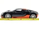 Машина на радіокеруванні Bugatti Veyron інерційна масштаб 1:12 Чорна з помаранчевим (M 4915) - зображення 9