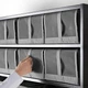 Ящик для взуття IKEA SKUBB 22 x 34 x 16 см 4 шт Темно-сірий (80400004) - зображення 5