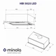 Вытяжка Minola hbi 5025 i led - изображение 6