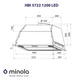 Витяжка Minola hbi 5722 bl 1200 led - зображення 6