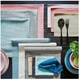 Скатерть на стол IKEA Svartsenap obr 145x240 см зелено-синий + Салфетки Светло-бирюзовые/темно-зелено-голубые 35х35 см 4 шт (405.459.33/705.459.22) - изображение 5