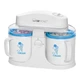Мороженица Clatronic ICM 3650 25 х 30 х 12 см 12 Вт 2 чашки по 0.5 л автоматическое выключение с таймером Белая - изображение 1