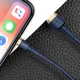 Кабель Baseus Cafule Cable USB Lightning 1м, Gold+Blue (CALKLF-BV3) - зображення 4