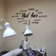 Вінілові наклейки Nail bar (хмара тегів нігті манікюр декор салону краси) матова 1500х575 мм - зображення 3