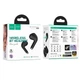 Наушники HOCO EQ1 Music Guide, TWS, Bluetooth 5.3, зарядный кейс 400 mAh, 7h, черные - изображение 3