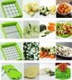 Багатофункціональна овочерізка Nicer Dicer Plus терка мультислайсер прес для нарізки подрібнювач овочів - зображення 8