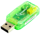 Звукова карта Gembird Virtus SC-USB-01 USB 2.0 (SC-USB-01) - зображення 1