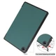Чохол Slimline Portfolio для Lenovo Tab M10 Plus 3rd Gen (2022) 10.6" TB-125F, TB-128F Dark Green - зображення 6