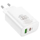 Сетевое зарядное устройство СЗУ Borofone BN10 Sunlight PD65W (1Type-C/1USB) Белый - изображение 6