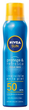 Сухий сонцезахисний крем-спрей Nivea Sun Protect And Refresh Spray SPF50 200 мл (4005900725813) - зображення 1