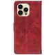 Чохол-книжка Crazy Horse Clasic для Apple iPhone 15 Pro Max Red Wine (Front) (56235) - изображение 3