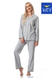 Піжама: блуза та брюки Key 48(XL) Сірий меланж (86003) - зображення 1