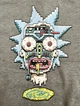 Толстовка мужская Glo-Story MPU-2669 Rick and Morty светло-серый XL размер - изображение 6