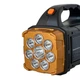 Акумуляторний ручний ліхтар LED Hurry Bolt HB-1678 помаранчевий із сонячною панеллю та Power Bank - зображення 6