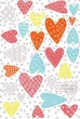 Почтовая открытка Cardsforsoul Сердечки 10,5 Х 14,8 см - изображение 1