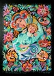 Почтовая открытка Cardsforsoul Спать ложитесь, малыши, уже за день устали... 10,5 Х 14,8 см - изображение 1