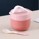 Ланч бокс супница 550 мл герметичная с ложкой Soup Cup – розовый (LB-104040) - изображение 7