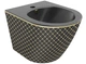 Подвесное биде MEXEN LENA BLACK MATT DIAMOND GOLD (MEX-35224879) - изображение 1