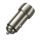 Адаптер автомобильный HOCO Tough dual port Car charger Z48 2-C, 40W/3A, PD/QC| grey - изображение 3