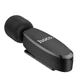 Радіомікрофон петличний Hoco Lightning Crystal Lavalier wireless digital microphone L15 black - зображення 1