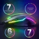 Миша ігрова дротова ONIKUMA Gaming CW905 150см чорний - зображення 5