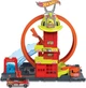 Трек Хот Вілс Супер петля з пожежною станцією Hot Wheels City Super Loop Fire Station HKX41 Mattel - зображення 1