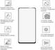Защитное стекло Drobak Anty Spy для Samsung Galaxy A54 Black (535337) - изображение 4