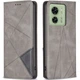 Чохол-книжка з кишеньками UniCase Geometric Pattern для Motorola Edge 40 - Grey - зображення 1