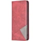 Чохол-книжка з кишеньками UniCase Geometric Pattern для Google Pixel 8A - Red - зображення 2