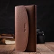 Отличный женский кошелек с монетницей на молнии из натуральной кожи Tony Bellucci Wallet 21967 Пудровый - изображение 6