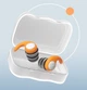 Беруши силиконовые для путешествий, работы, отдыха, плавания SUNROZ Ball Orange (A-11028) - изображение 4