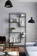 Дизайнерський Стелаж в стилі Loft Design 100x30x220h Чорний/Дерево ATL075 - зображення 7
