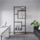 Дизайнерський Стелаж в стилі Loft Design 100x30x220h Чорний/Дерево ATL075 - зображення 1
