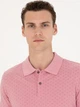 Поло длинное мужское Pierre Cardin G021SZ011-000-1698856(gul kurusu) M Розовое (8683856152981) - изображение 5