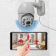 Камера наружного видеонаблюдения Visio CAM-6-IP Wi-Fi поворотная видеокамера уличная 2.0mp, 360°/90° с ИК подсветкой, влагозащита Белый - изображение 7