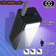 Мощный Power Bank Kamry 506-50000 mAh с LED фонарем, 2хUSB, MicroUSB/Lightning/Type-C Черный - изображение 1