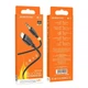 Аудиокабель BOROFONE BL18 iP to 3.5mm male, silicone, 1m, Black 6941991101045 - изображение 2