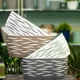 Горшок для цветов FormPlastic Sahara Duo Oval-35 6 л серый-белый (4440-059+011W) - изображение 2