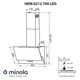 Вытяжка декоративная наклонная Minola HDN 6212 BL 700 LED - изображение 10